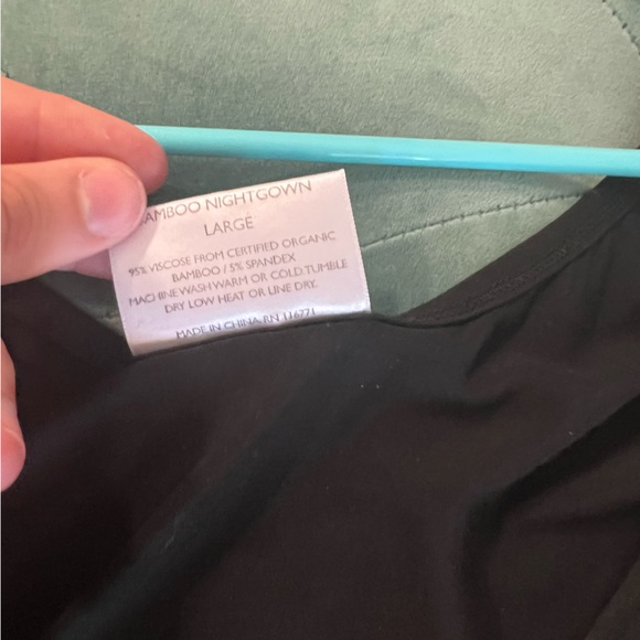 Buttery, soft, private, quarters black nightgown - Picture 3 of 4